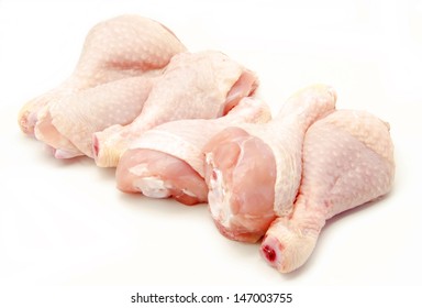 Pieces Of Raw Chicken Meat