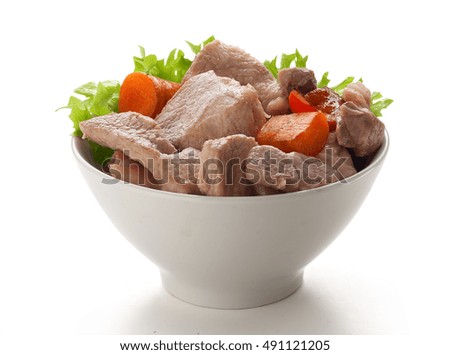 Similar – Beef Stew or Soup with Vegetables