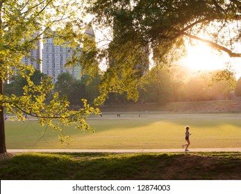 Piedmont Park In Atlanta, Georgia