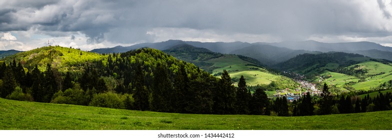 Pieniny Panorama View Landscape Szczawnica