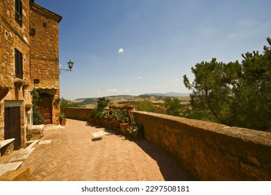 Pienza is an ancient village in the Sienese hills, a perfect example of medieval and Renaissance architecture