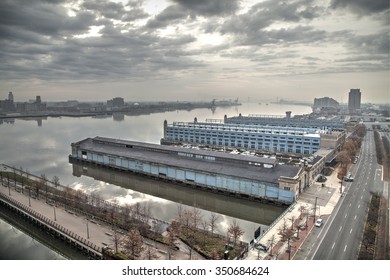 Pier 3 At Delaware River In Philadelphia