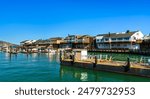 Pier 39, a shopping center and popular tourist attraction in San Francisco, California