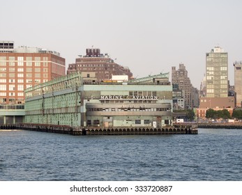 Pier 57 On The Hudson River In New York City