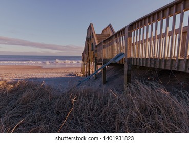 Pier At The Beach In Jacksonville NC Sunny And Warm