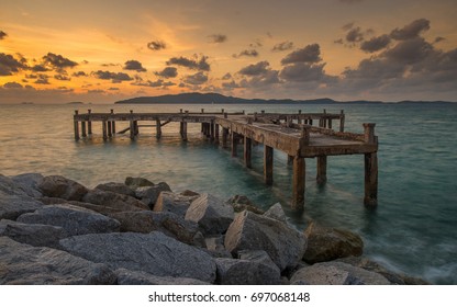 Pier at dawn