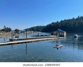 Pier at Departure Bay in Nanaimo on Vancouver Island, British Columbia, Canada - Shutterstock ID 2388509347