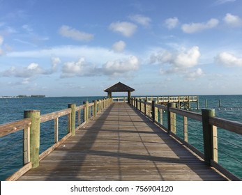 Pier Or Dock In Cable Beach Bahamas