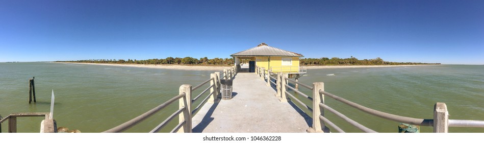 Pier In The Fort De Soto Park, Florida.