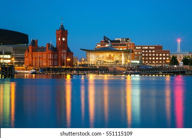 Pier Head and the National Assembly For Wales,  Cardiff Bay, Wales, UK