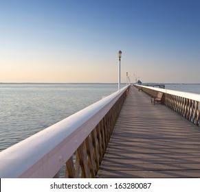 A pier with long perspective