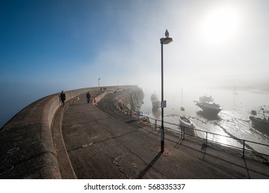 pier in the mist