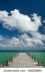 Pier In Punta Allen, Sian Ka'an Biosphere Reserve