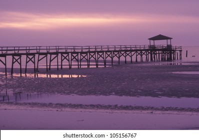 Pier At Sunrise, Biloxi, Mississippi