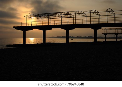 Pier at sunset