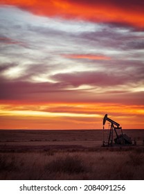 Pierce Colorado United States, 
12-1-2021.  Pumping Unit In North East Colorado. These Produce Oil And Natural Gas In Colorado.