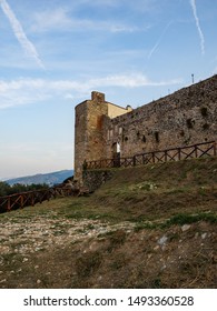 Pietrasanta, view of the Rocca di Sala - city walls