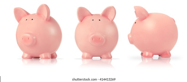 Piggy bank collection - Shutterstock ID 414413269