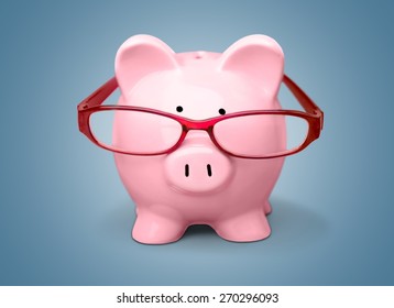 Piggy Bank, Glasses, Pension.