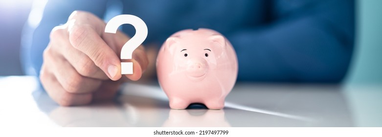 Piggy Bank Money Savings Question Mask And Answer