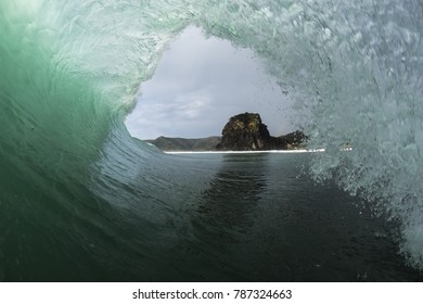 Piha Surf/ Piha Beach On Auckland's West Coast Is Famous For It's Good Surf 