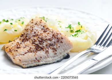 Pike Perch On Cumin With Cooked Potatoes