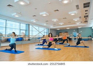Pilates classes in a comfortable training room