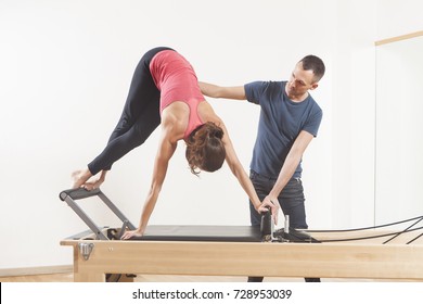 Pilates Reformer Images Stock Photos Vectors Shutterstock