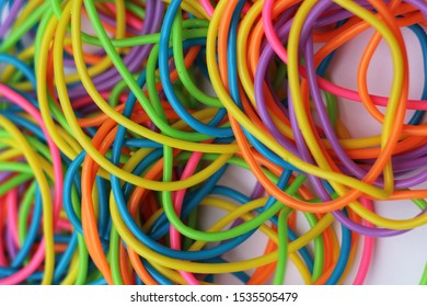 Pile Of 1980s Fashion Bracelets