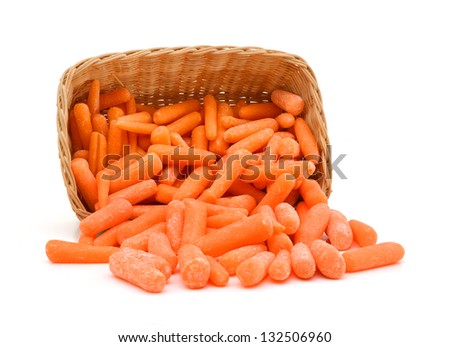 Similar – Image, Stock Photo Carrots from small organic farm. Kid farmer hold carrots