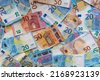 euro money on table