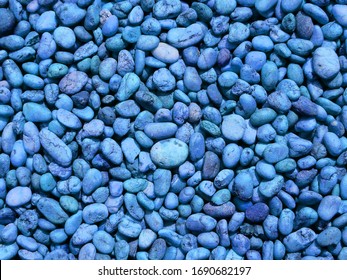 Pile Of Blue Stone Background