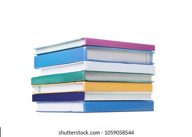 Pile Of Books Isolated On White Background, International Children's Book Day