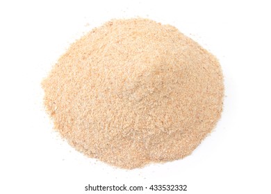 Pile Of Breadcrumbs Isolated On White