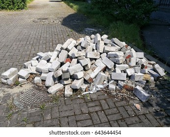 pile of bricks
