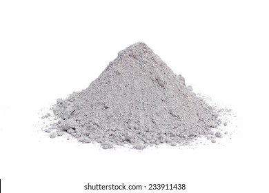 pile of cement powder