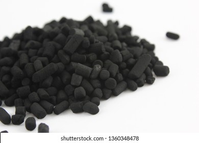 Pile of charcoal or coal carbon for background