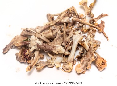 Pile Chicken Bones Food Stock Photo 1232357782 