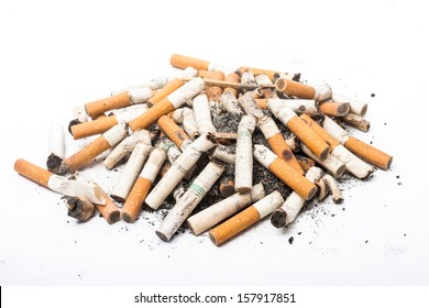 Pile Of Cigarette Butts/stubs