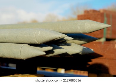 Pile Of Circular And Sustainable Construction Material Made From Recycled Waste Plastics