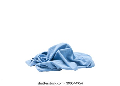 Pile of clothes isolated on white background