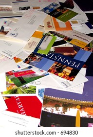 Pile Of College Information Mail
