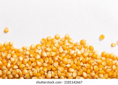 Pile Corn Kernels Popcorn Top View Stock Photo 2181142667 | Shutterstock