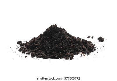 Pile Dirt Isolated On White Background Stock Photo 577305772 | Shutterstock