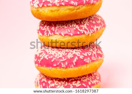 Similar – Pink donuts Food Roll