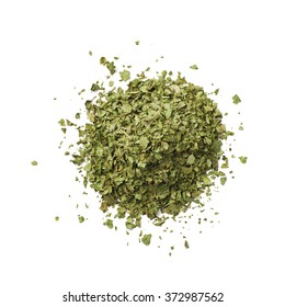 Pile Of Dried Coriander Isolated