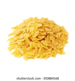 Pile Dry Farfalle Yellow Pasta Over Stock Photo 350884568 | Shutterstock