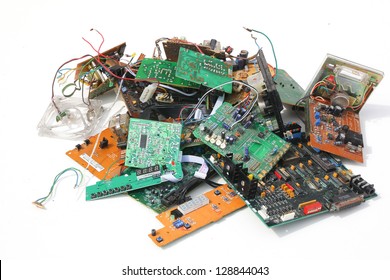 Pile Of Electronic Waste