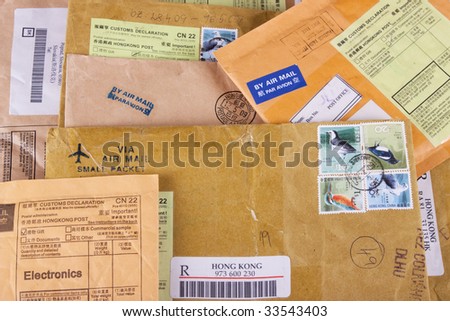 Pile of envelopes