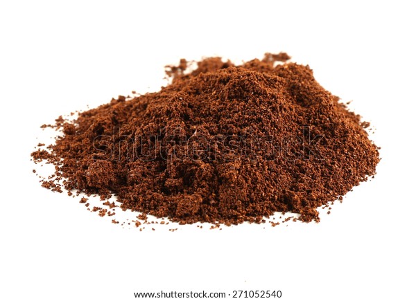 Pile Ground Coffee Isolated On White Stock Photo 271052540 | Shutterstock